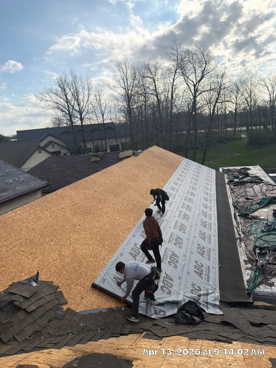 Commercial roofing by Meridian Hills Commercial Roofing near North Crows Nest, IN